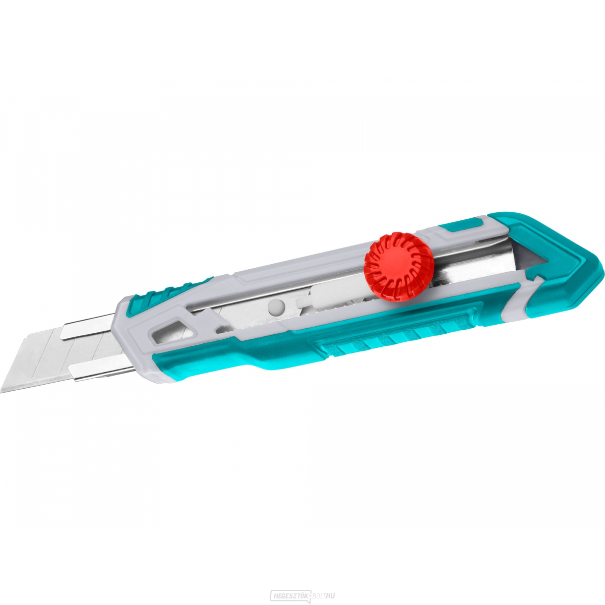 Kés fém megerősítéssel és kerékkel, 18mm