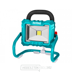 Hordozható munkalámpa talppal, 20V Li-ion, 2000mAh, LED, 20W, akkumulátor és töltő nélkül