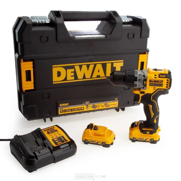 DCD706D2 DEWALT AKKUMULÁTOROS ÜTVEFÚRÓ 12V 2,0AH LI-ION 12V