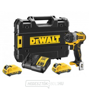 DCF601D2 DEWALT AKKUMULÁTOROS CSAVARHÚZÓ 12V 2,0AH LI-ION 12V  DCF601D2 DEWALT AKKUMULÁTOROS CSAVARHÚZÓ 12V 2,0AH LI-ION 12V  gallery main image