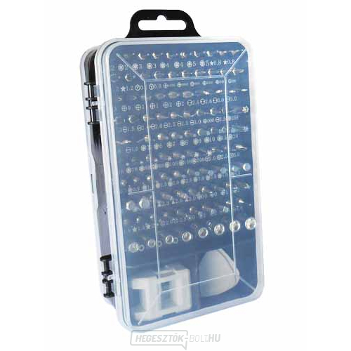Mikroelektronikai bit- és szerszámkészlet - 110db Mikroelektronikai bit- és szerszámkészlet - 110db gallery main image