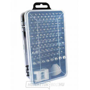 Mikroelektronikai bit- és szerszámkészlet - 110db Mikroelektronikai bit- és szerszámkészlet - 110db gallery main image
