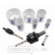 Magg bimetál fúrószár készlet 19,22,29,38,44,57mm-es adapterekkel Magg bimetál fúrószár készlet 19,22,29,38,44,57mm-es adapterekkel gallery main image