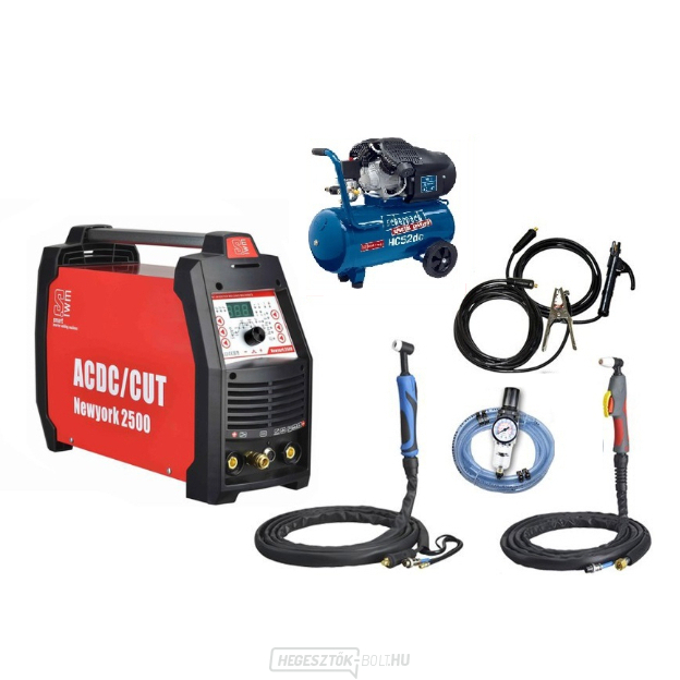 VECTOR NEWYORK 2500 AC/DC PLASMA Kábelek, TIG fáklya, PLASMA fáklya Kompresszor