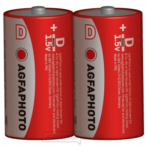 AgfaPhoto cink akkumulátor R20/D, zsugorodó 2db