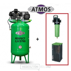 Compressor Atmos Perfect 3/270S SF ipari szűrő (F02) Kondenzációs szárító (AHD31)