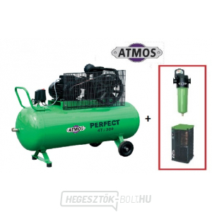 Kompresszor Atmos Perfect 4T/300 SF ipari szűrő (F03) Kondenzációs szárító (AHD61)