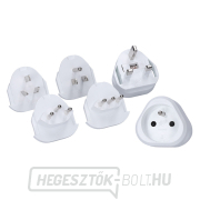 Solight utazási adapter, földelt, cserélhető villák az egész világ számára Előnézet 