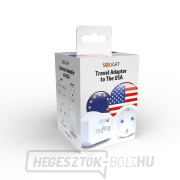 Solight utazási adapter az USA-ban történő használatra náhled