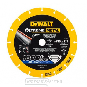 EXTREME METAL gyémánttárcsa fémvágáshoz 230x22,23x2,1mm EXTREME METAL gyémánttárcsa fémvágáshoz 230x22,23x2,1mm gallery main image