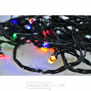 Solight LED kültéri karácsonyi lánc, 100 LED, 10m, 3m vezeték, 8 funkció, időzítő, IP44, több színű Solight LED kültéri karácsonyi lánc, 100 LED, 10m, 3m vezeték, 8 funkció, időzítő, IP44, több színű