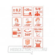 Vörös vonal lézer, kereszt önnivelláló náhled