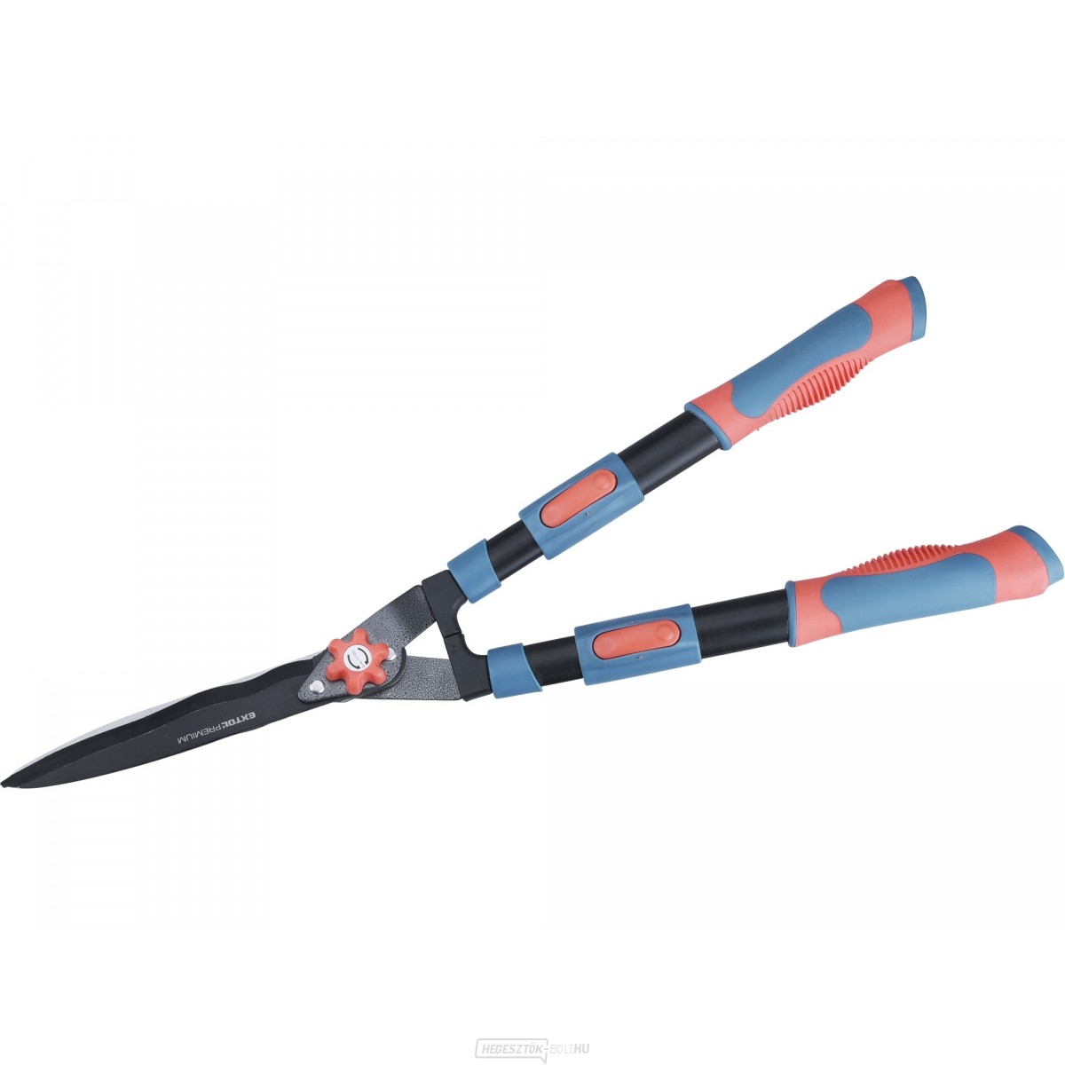 Teleszkópos sövénynyíró hullámos pengével, 690-890mm