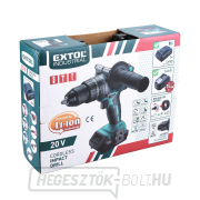 Akkus fúrókalapács EXTOL SHARE 20V, KEFE NÉLKÜL, 20V Li-ion, 2000mAh náhled