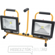 LED reflektor, 2x2400lm, állvánnyal 168cm Előnézet 