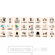 LED reflektor, 2x2400lm, állvánnyal 168cm náhled