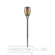 LED-es zseblámpa lánggal, 79cm, napelemes töltés, 35lm Előnézet 