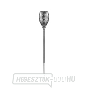 LED-es zseblámpa lánggal, 79cm, napelemes töltés, 35lm náhled