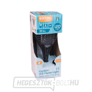 LED-es zseblámpa lánggal, 79cm, napelemes töltés, 35lm náhled