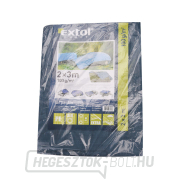 Vízálló PE ponyva közepesen vastag 100g/m2, 2x7m, PE Előnézet 