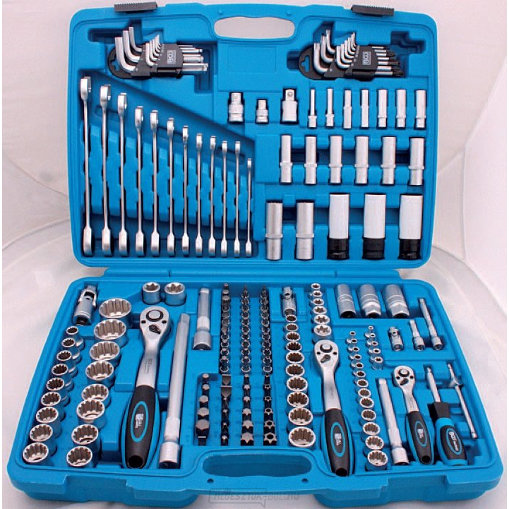 Gola készlet BGS technic 1/4", 3/8", 1/2" - 216 db