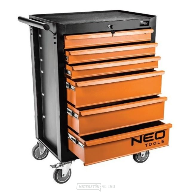 Neo Tools 6 fiókos összeszerelő kocsi szerszámokkal