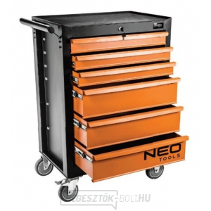 Neo Tools 6 fiókos összeszerelő kocsi szerszámokkal gallery main image