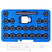 VAG biztonsági kerékcsavarokhoz való dugókulcsok, különböző profilok, 22 darabos készlet gallery main image