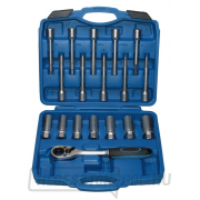 Lengéscsillapító szervizkészlet átmenő racsnival, speciális lengéscsillapító aljzatokkal, 18 darab - QS80418 gallery main image