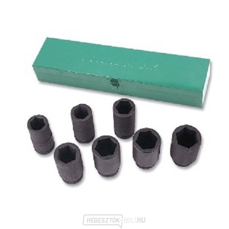 Csavarhüvelykuckókészlet 3/4", lyukasztó, hosszú, 24-38 mm, 7 darab - JONNESWAY S03AD6307S