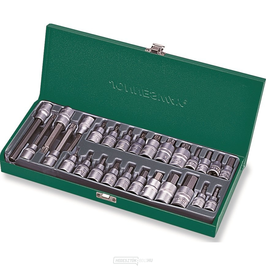 Imbus és XZN (Spline), 1/2" és 3/8", 27 darab - JONNESWAY S06H4127S