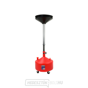 Mobil olajteknő, térfogata 30 liter, állítható tölcsérmagasság 120 - 152 cm Mobil olajteknő, térfogata 30 liter, állítható tölcsérmagasság 120 - 152 cm gallery main image