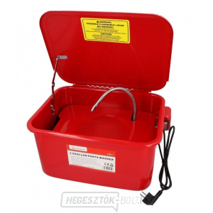 Hordozható mosókád, 13 liter térfogatú, alkatrészek tisztításához gallery main image