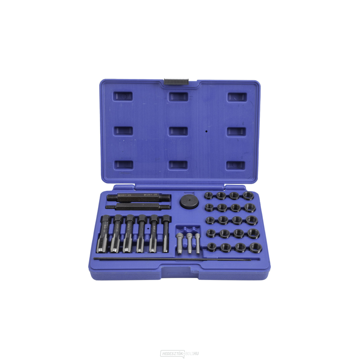 Javítókészlet izzítógyertyák menetéhez M8x1, M10x1, M10x1.25, M12x1.25, 33 db - QS14140