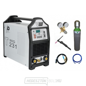 VECTOR DIGITAL T231 TIG + hegesztőkábelek + TIG pisztoly potenciométerrel + szelep + teli argonpalack VECTOR DIGITAL T231 TIG + hegesztőkábelek + TIG pisztoly potenciométerrel + szelep + teli argonpalack gallery main image