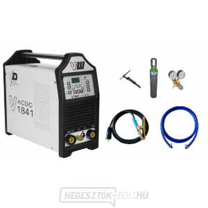 VECTOR DIGITAL V1841 ACDC + hegesztőkábelek + TIG pisztoly potenciométerrel + szelep + argonpalack VECTOR DIGITAL V1841 ACDC + hegesztőkábelek + TIG pisztoly potenciométerrel + szelep + argonpalack gallery main image