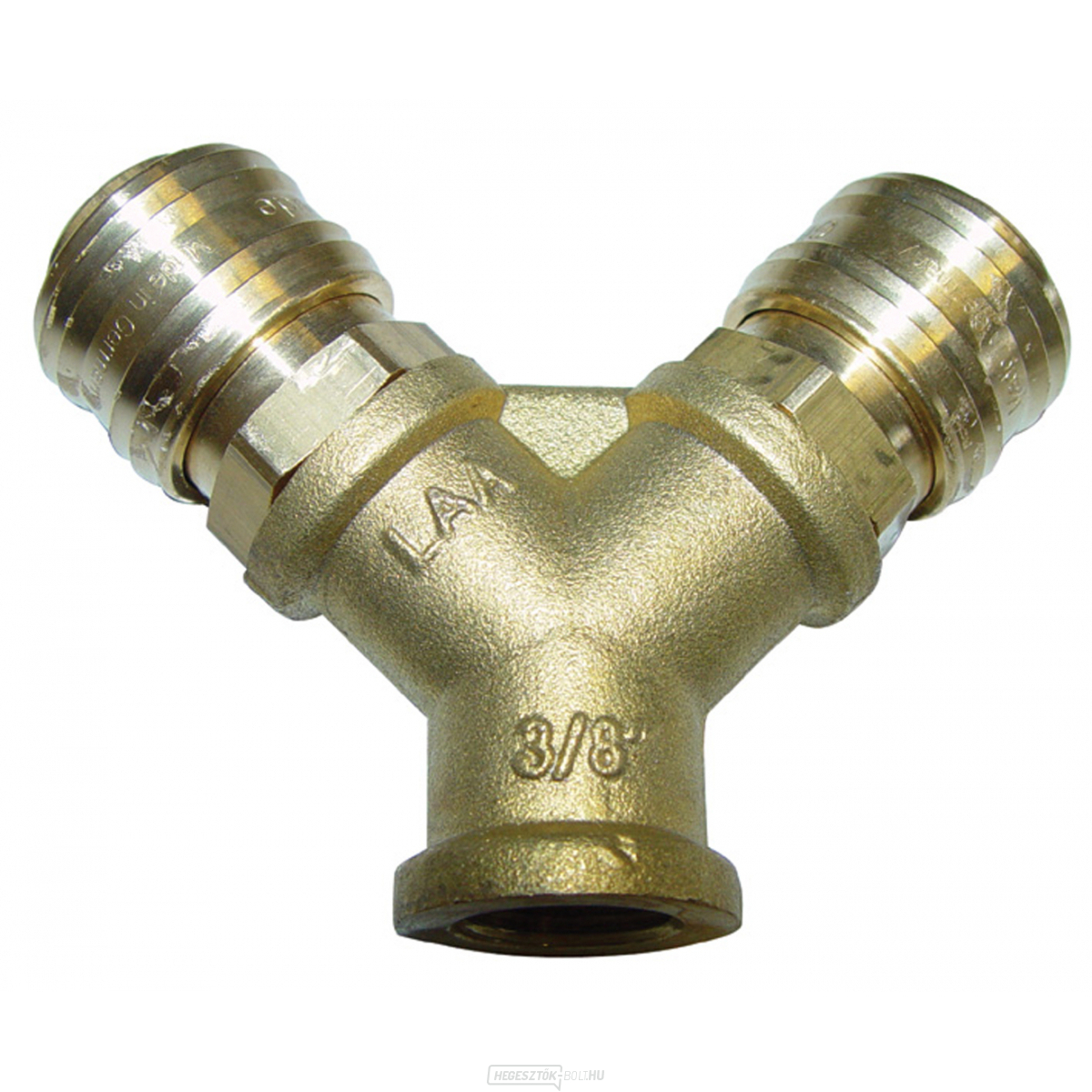 2-utas levegőelosztó gyorscsatlakozókkal (⅜" belső menet)