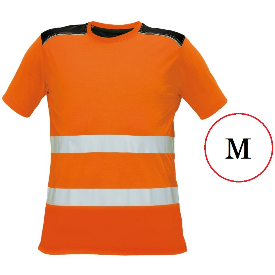 Férfi póló KNOXFIELD HI-VIS - méret M (narancssárga)