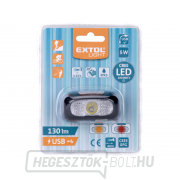 Fejlámpa 130lm CREE XPG, újratölthető, USB, 40m hatótávolság, 5W CREE XPG LED Előnézet 