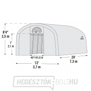 Tartalék ponyva SHELTERLOGIC 3,7x7,3 m-es fóliahordozóhoz (70593EU) Előnézet 