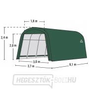 SHELTERLOGIC 3,7x6,1 m (62760EU) pótponyva a garázshoz Előnézet 