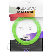 3D nyomtatószál készlet 3D Simo ABS - kék, zöld, sárga (1.75mm) Előnézet 