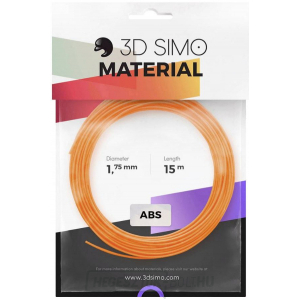 3D nyomtatószál készlet 3D Simo ABS - narancssárga, fekete, fehér (1.75mm) 