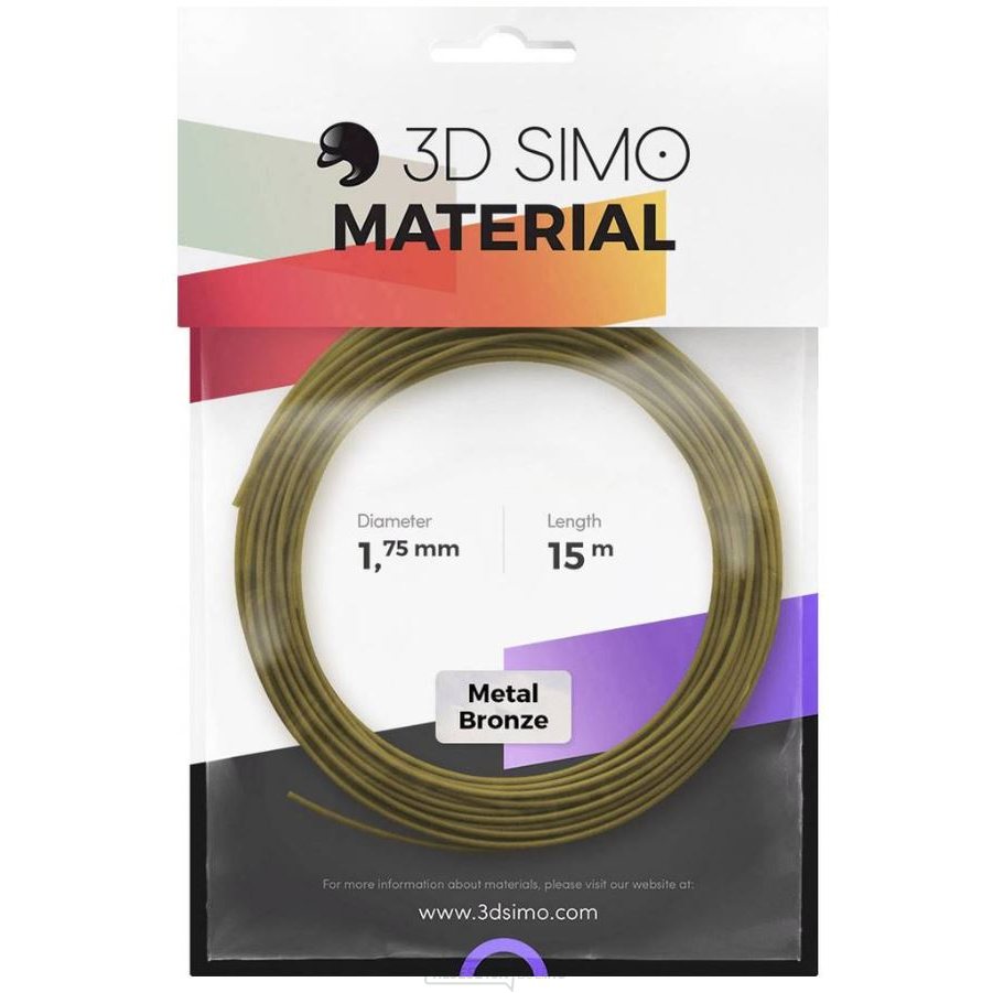 3D nyomtatószál 3D Simo - bronz (1.75mm)