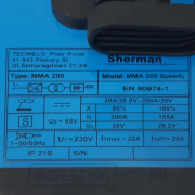 Sherman Welding Inverter MMA 200 Speedy + tok + kábelek + kefe  Sherman Welding Inverter MMA 200 Speedy + tok + kábelek + kefe  náhled