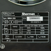 Sherman hegesztési inverter MMA 200 kábelek Sherman hegesztési inverter MMA 200 kábelek náhled