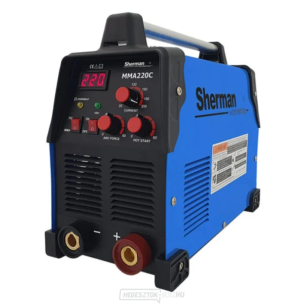 Sherman hegesztő inverter MMA 220C kábelek