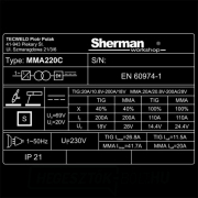 Sherman hegesztő inverter MMA 220C kábelek náhled