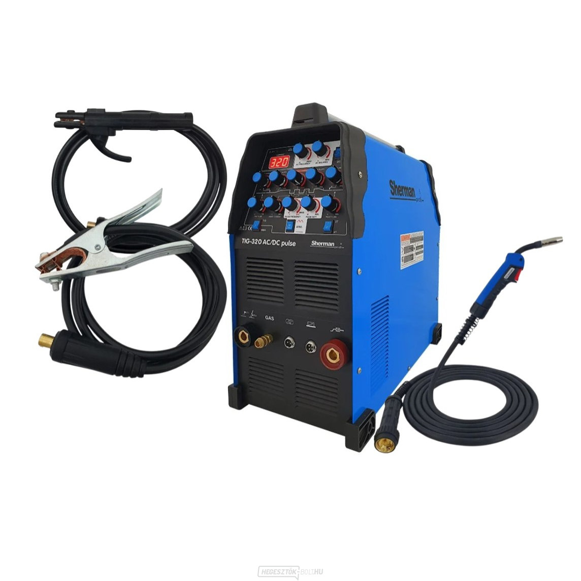 Sherman hegesztő inverter TIG 320 AC/DC impulzus