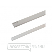 AS1 alumínium profil LED szalagokhoz, rögzítéshez, plexivel, 1m AS1 alumínium profil LED szalagokhoz, rögzítéshez, plexivel, 1m gallery main image
